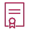 Licensed certificate icon representing BK Duct Dryer Cleaning's insured and professional air duct and dryer vent cleaning services.