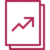 5.0★ rating icon with upward trend, symbolizing customer satisfaction and positive reviews for BK Duct Dryer Cleaning's air duct and dryer vent cleaning services.