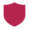 Shield icon representing protection and safety, relevant to BK Duct Dryer Cleaning's focus on reducing fire hazards and improving indoor air quality.
