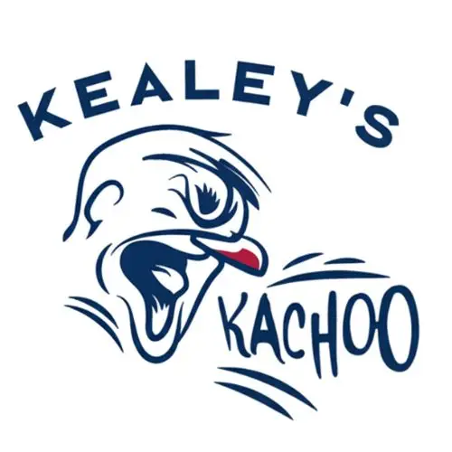 Kealey's Kachoo logo featuring a cartoon character with exaggerated facial expression, emphasizing duct and dryer vent cleaning services.